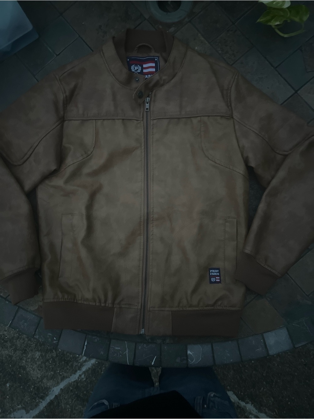 Phat Farm Brown women’s Bomber Jacket